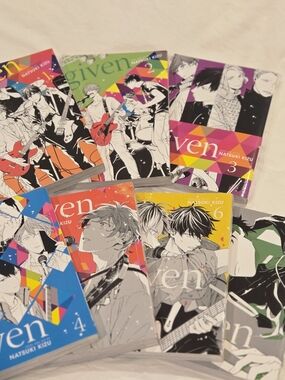 Given Manga Volumes 1-7